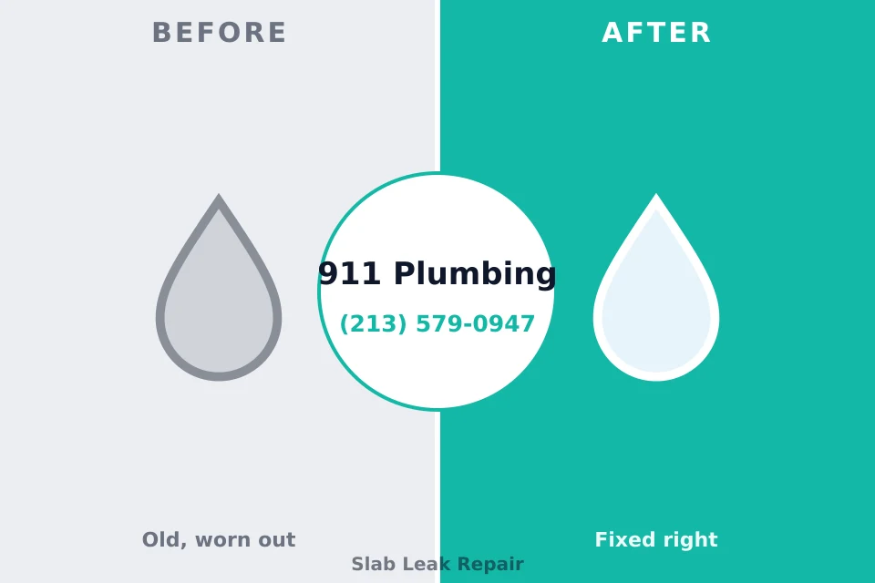 Before and after: plumbing company Germantown, IL